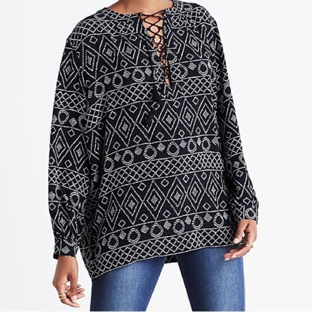 Madewell Geometric Top